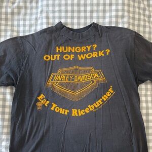 Vintage Harley Davidson tee shirt. Listed as a large but fits more like a Medium
